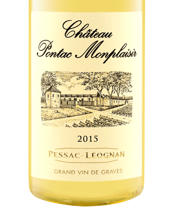 750ml white pessac leognan chateau pontac monplaisir 2015 3