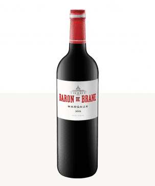 375ml red margaux baron de brane 2016 2