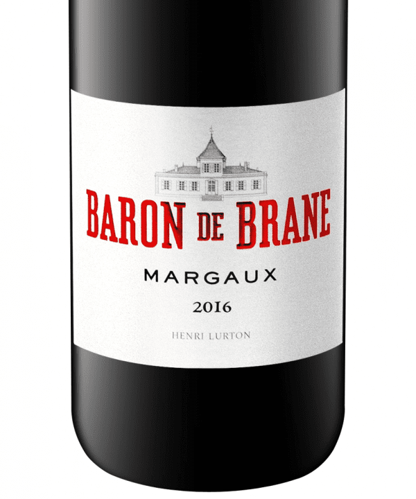 375ml red margaux baron de brane 2016 3
