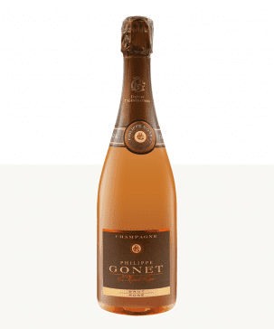 750ml champagne philippe gonet rose brut nv 2