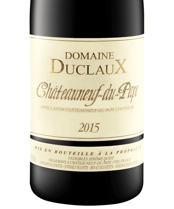 750ml red chateauneuf du pape domaine duclaux 2015 3