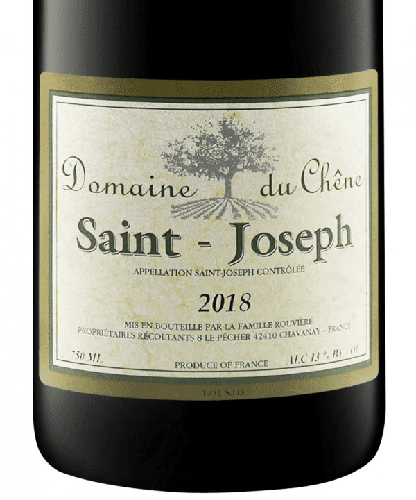 750ml red domaine du chene saint joseph 2018 3