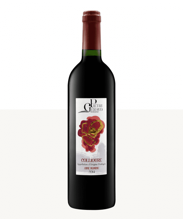 750ml red domaine pietri geraud collioure sine nomine 2014 2