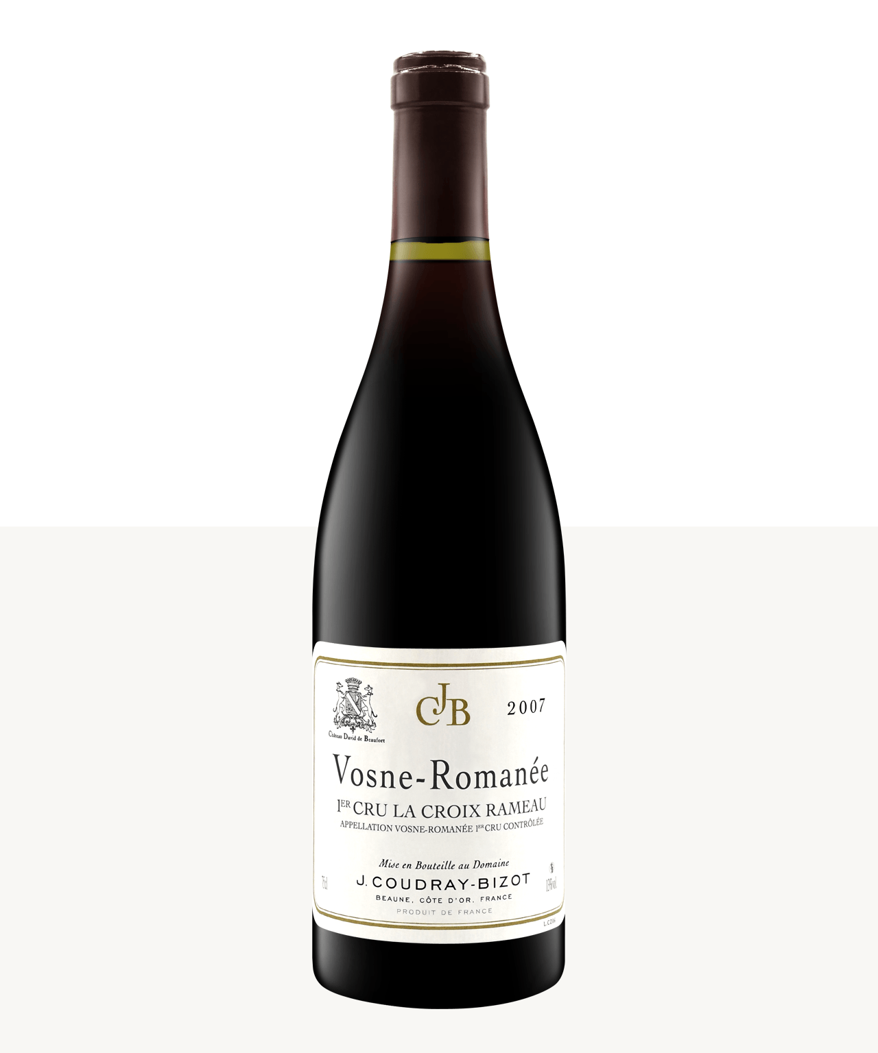 750ml red jcoudray bizot chateau de beaufort vosne romanee 1er cru la croix rameaux 2007 2
