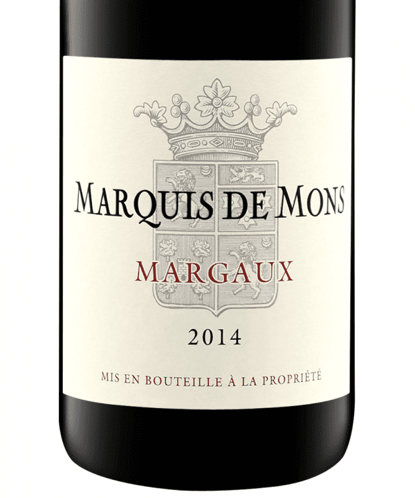 750ml red margaux marquis de mons 2014 3