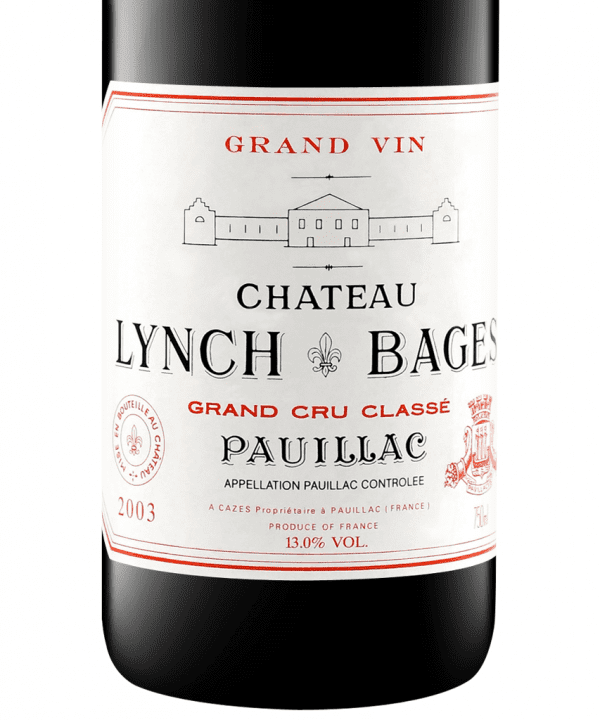 750ml red pauillac chateau lynch bages 2003 3