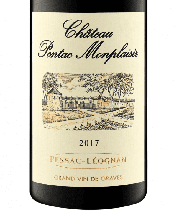 750ml red pessac leognan chateau pontac monplaisir 2017 3