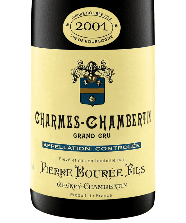 750ml red pierre bouree fils charmes chambertin grand cru 2001 3