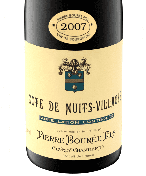 750ml red pierre bouree fils cotes de nuits village 2007 3