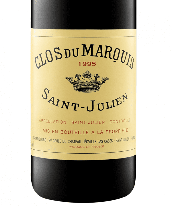 750ml red st julien clos du marquis 2nd wine of leoville las cases 1995 3