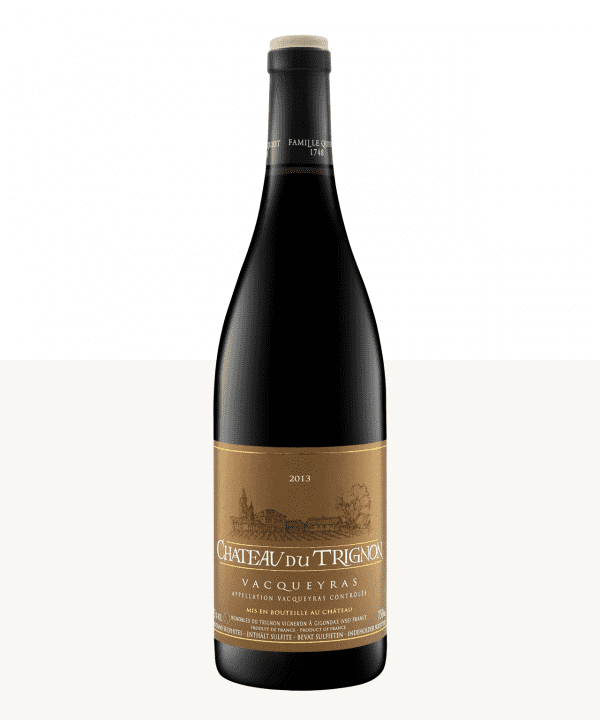 750ml red vacqueyras chateau du trignon 2013 2
