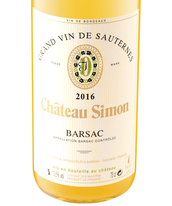 750ml white chateau simon barsac grand vin de sauternes 2016 3