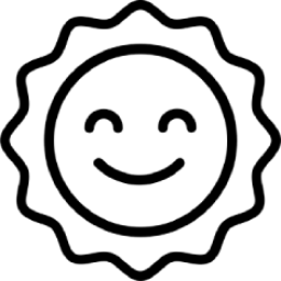 customer satisfaction smiley icon