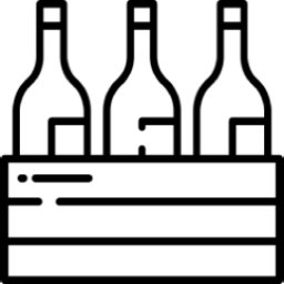 large selection french wines in crate icon