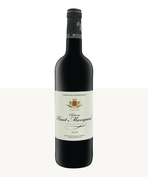 750ml RED Cotes de Bourg Chateau Haut Mangaud Wilfried Bourceau 2020 2