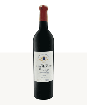 750ml red cotes de bourg chateau haut mangaud cuvee hommage wilfried bourceau 2020 2