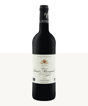 750ml red cotes de bourg chateau haut mangaud 2021 2